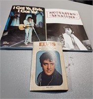 Lot of three book from the 70's about Elvis