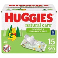 Huggies Natural Care Sensitive Unscented Baby Wipe
