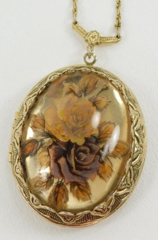 1928 Brand Locket Necklace
