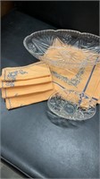 Hand Stitched Handkerchiefs, Table Cover, Glasswar
