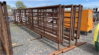 Free Standing Livestock Panel with Gate