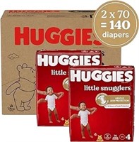 Huggies Little Snugglers Baby Diapers, Size 4 (22-