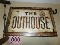 THE OUTHOUSE SIGN