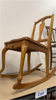 Rocking Chair WITH MESSAGE on Bottom (see pics)