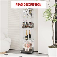 WHITE HUIMEI2Y Glass Cabinet 66x17x14in