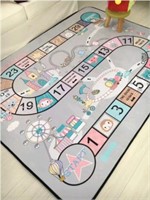 Children's Padded Play Rug, Circus Gameboard Theme