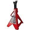 Torin Steel Jack Stands: 12 Ton  Red  1 Pair