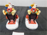 2 of Dept 56 Sweet Rock Candy North Pole Series