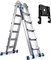 HBTower 6 Step Ladder  22ft with Tool Tray