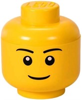 Lego, Storage Head Small Boy, 4031, 6"Dia x 7"H