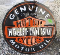 Rd Harley Davidson sign-17"diameter