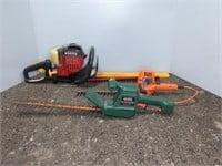 (2) ELECTRIC & (1) GAS HEDGE TRIMMERS