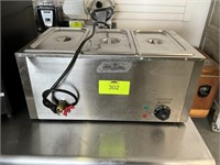 3 Pan Commercial Food Warmer / Steamer