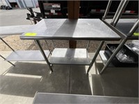 Stainless Steel Table 36x34x24