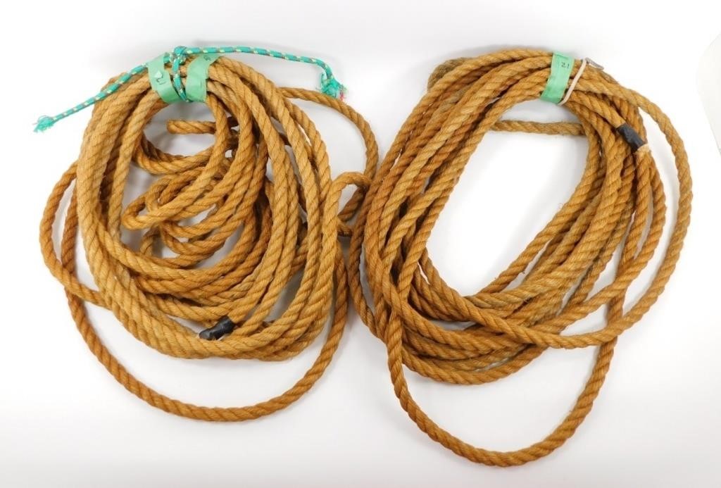 * 30’ & 35’ 5/8” Manila Rope - Very Heavy Duty