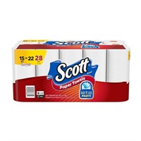 15inch Mega rolls Scott Paper Towels  1-Ply