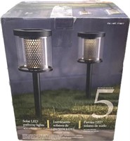 Solar Led Pathway Lights, 5 Pack *light Use, Only