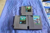 NES Golf,Football,&10yrd Fight  Games