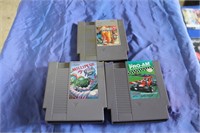 NES California Games,RC ProAm, Millipede Game