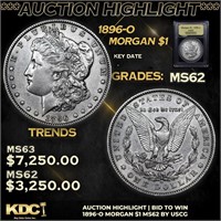 ***Auction Highlight*** 1896-o Morgan Dollar 1 Gra