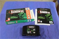 N64 Rainbow 6 w/Box, Cart,& Manual
