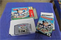 N64 Monopoly w/Box, Cart,& Manual