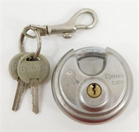 Chateau C 970 Disk Type Padlock with 2 Keys -