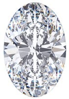 Oval 1.51 carats F VS1 Certified Lab Diamond