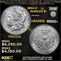 ***Auction Highlight*** 1894-o Morgan Dollar 1 Gra