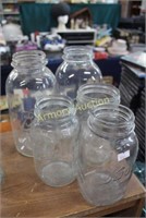 ASSORTED CANNING JARS