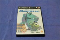 PS2 Monsters Inc.  Case,Disc,&Manual
