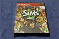 PS2 Sims 2 Case,Disc,&Manual