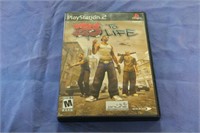 PS2  "25 to Life"  Case,Disc,&Manual