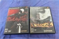 PS2 Devil May Cry 1 & 2  Case,Disc,&Manual