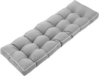 57inch Grey 3-Seat Swing Cushions  57x19 inch
