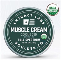 Boulder Co Extract Labs Full Spectrum Muscle Cream