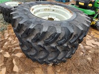 (2) Firestone 490/90R30 Tires w/ Rims