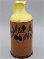 Vintage Pottery Wine Jub from Italy