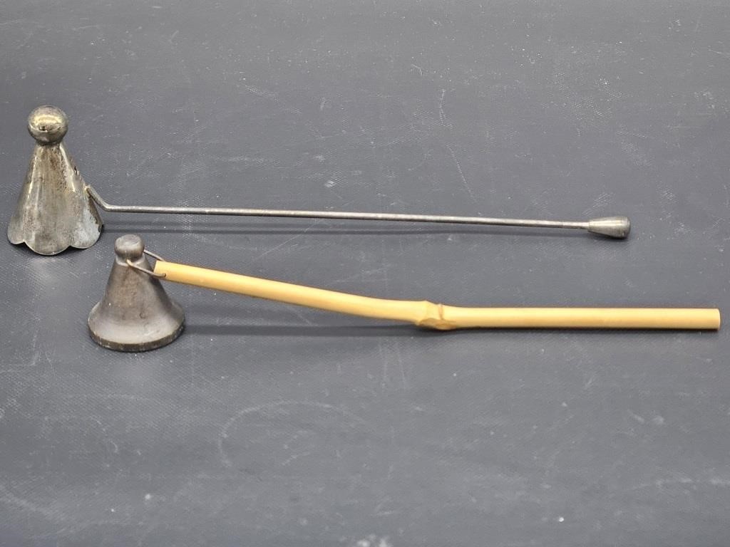 (2) Vintage Candle Snuffers