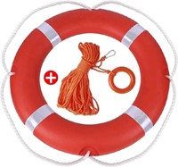 30" Boat Safety Throw Ring with Water Floating Lif