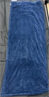 SM3882  60x24 Sunbeam Heated Throw Blanket Blue
