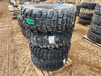 (4) Michelin 15.5/80R20 Tires