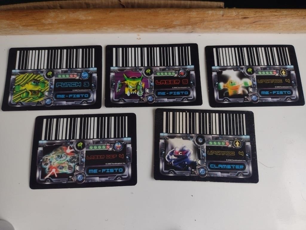 Rumble Robots Trading Cards