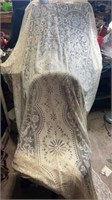 Large lace table cloth or bed cover ?