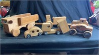 Wooden trucks