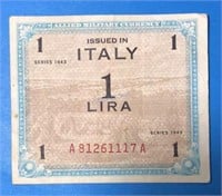 1943 Italy Allied Military Currency