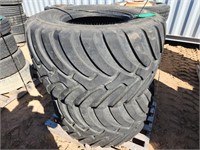 (2) 600/50R22.5 Tires
