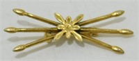Vintage Freirich Flower Brooch Pin