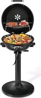 Electric Outdoor Grill,1800W Portable BBQ Grill fo