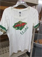 Minnesota wild, women's jersey style shirt